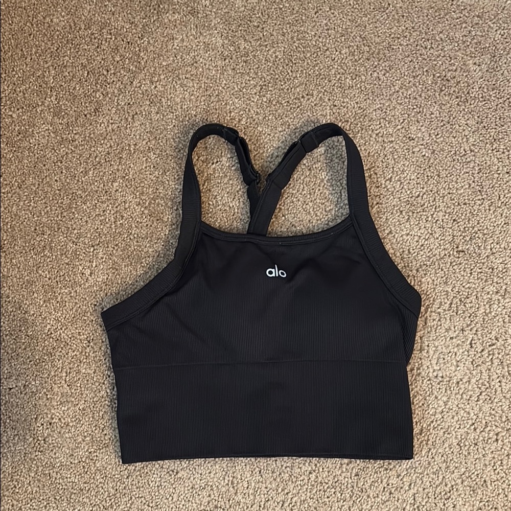 alo Seamless Ribbed Favorite Bra Tank